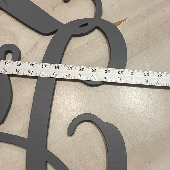 Wooden Monogram Initials Wall Decor Initials  SCF - Picture 2 of 6